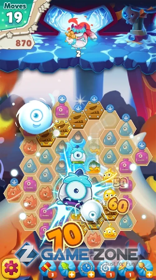 صورة من لعبة Monster Busters: Ice Slide