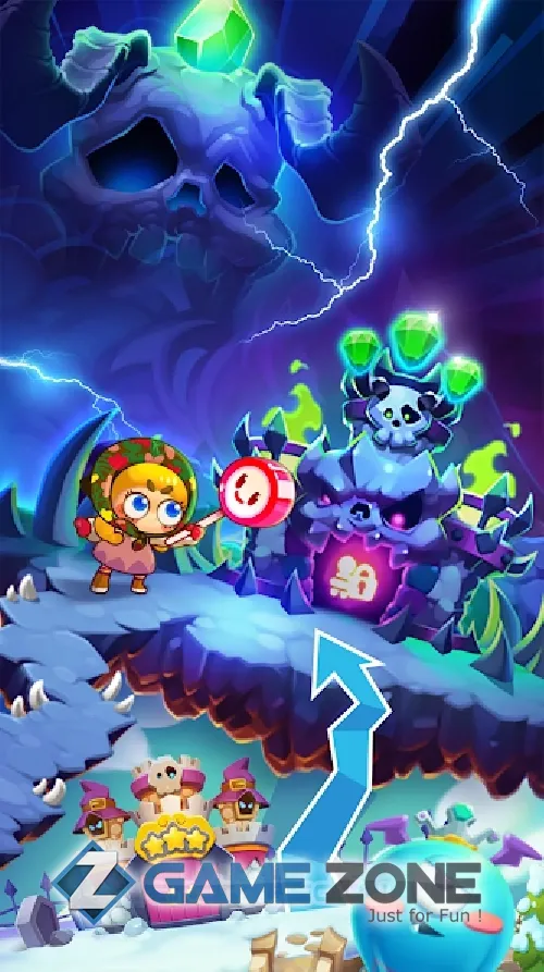 صورة من لعبة Monster Busters: Ice Slide