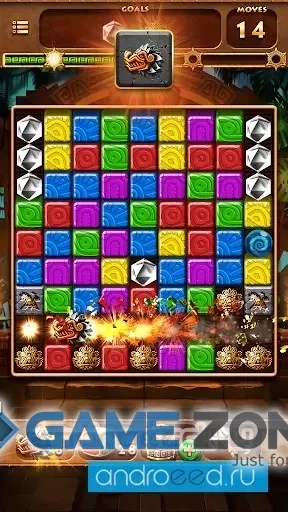 صورة من لعبة Montezumas Blast