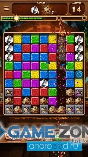 صورة من لعبة Montezumas Blast