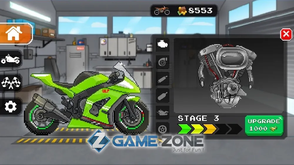 صورة من لعبة Moto Quest: Bike racing [Много денег]