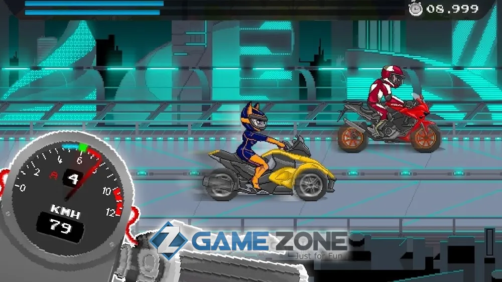 صورة من لعبة Moto Quest: Bike racing [Много денег]