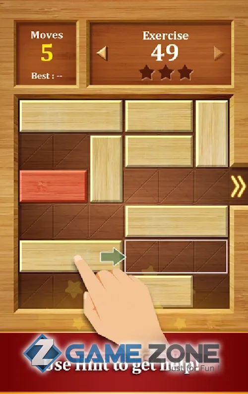 صورة من لعبة Move the Block Slide Puzzle [Free Shopping/Adfree]