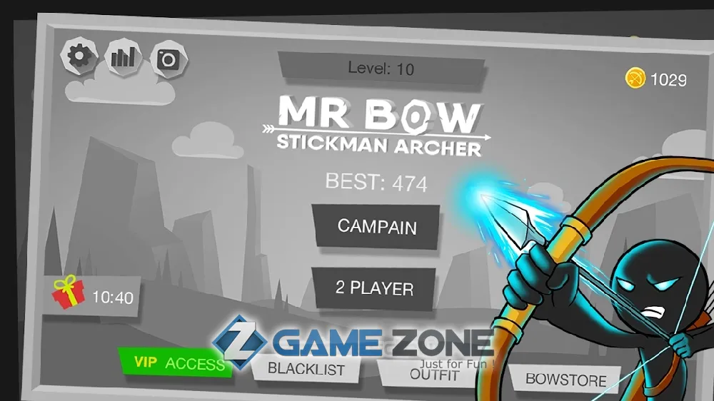 صورة من لعبة Mr Bow [Много денег]