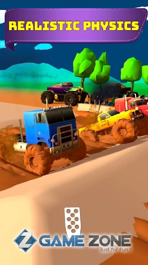 صورة من لعبة Mud Racing 44 Monster Truck OffRoad simulator [Mod Money]
