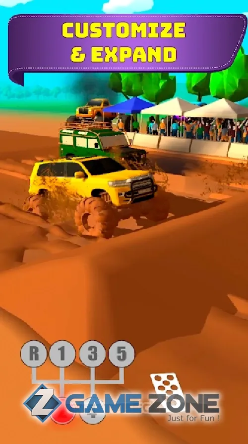 صورة من لعبة Mud Racing 44 Monster Truck OffRoad simulator [Mod Money]
