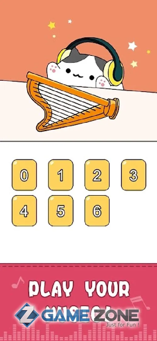 صورة من لعبة Musicat Cat Music Game