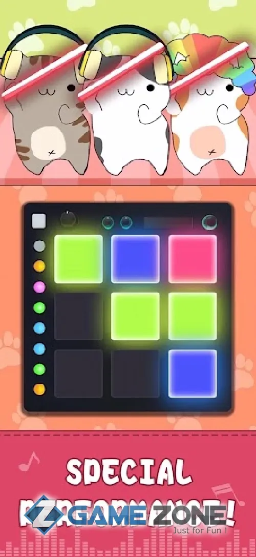 صورة من لعبة Musicat Cat Music Game