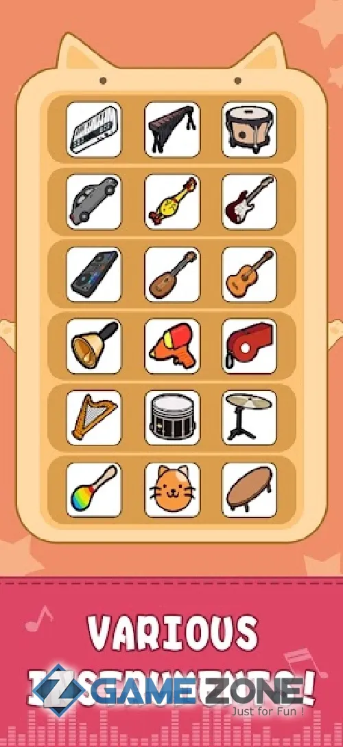 صورة من لعبة Musicat Cat Music Game