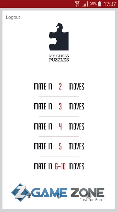 صورة من لعبة My Chess Puzzles