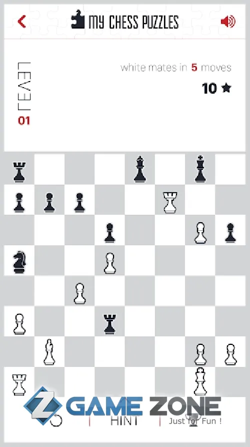 صورة من لعبة My Chess Puzzles