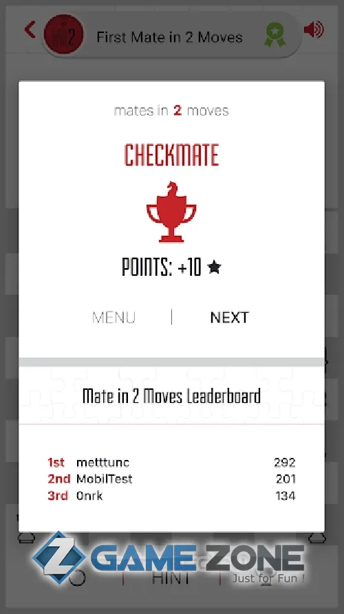 صورة من لعبة My Chess Puzzles