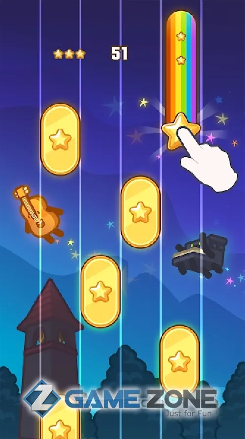صورة من لعبة My Music Tower Piano Tiles Tycoon Offline Game [Mod Money]