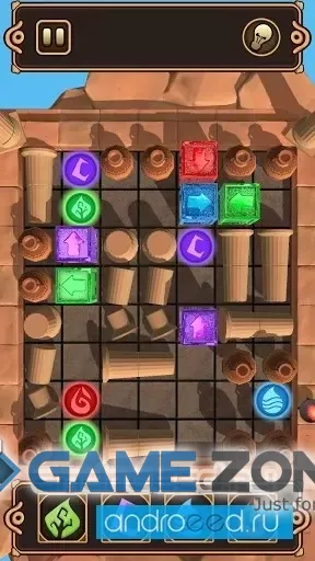 صورة من لعبة Mystical Stones
