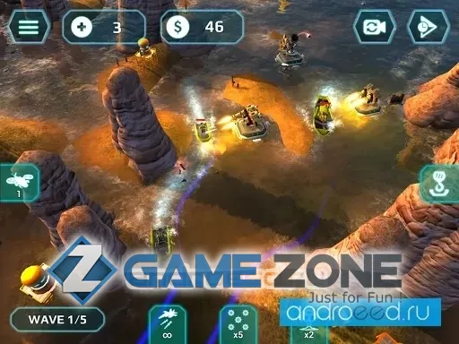 صورة من لعبة Naval Storm TD