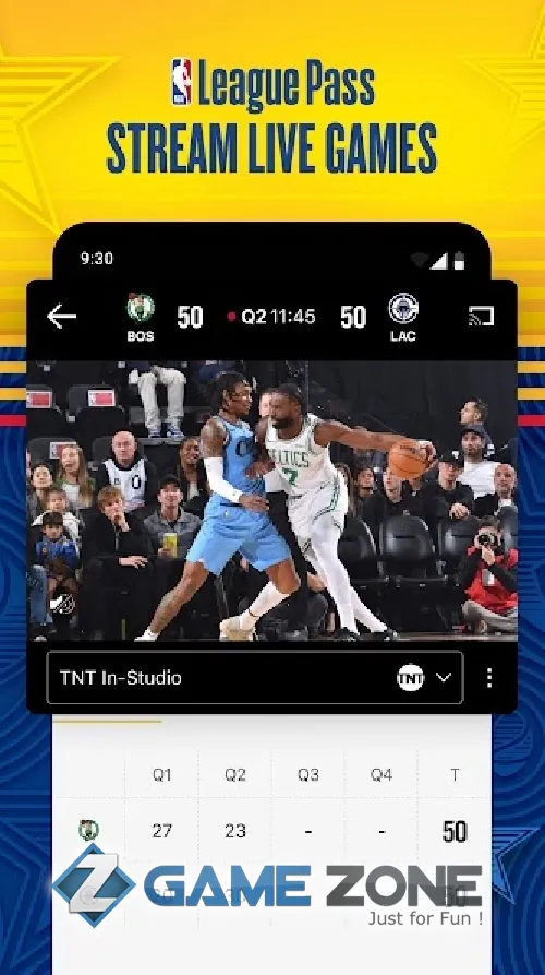 صورة من لعبة NBA Live Games & Scores