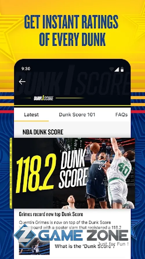 صورة من لعبة NBA Live Games & Scores