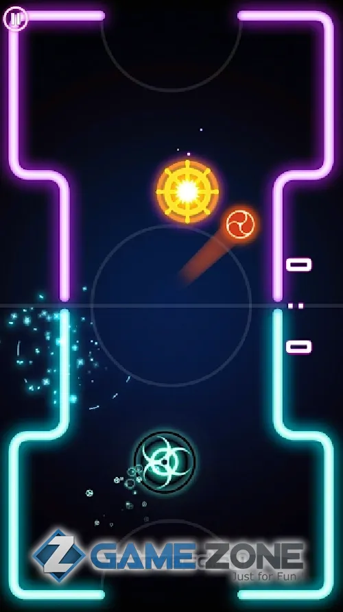 صورة من لعبة Neon Hockey