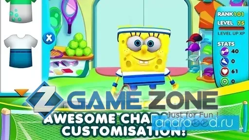 صورة من لعبة Nickelodeon All-Stars Tennis [Много денег]