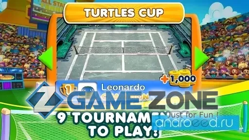 صورة من لعبة Nickelodeon All-Stars Tennis [Много денег]