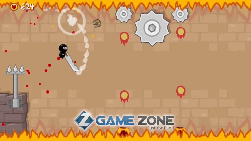 صورة من لعبة Ninja Shurican: Rage Game