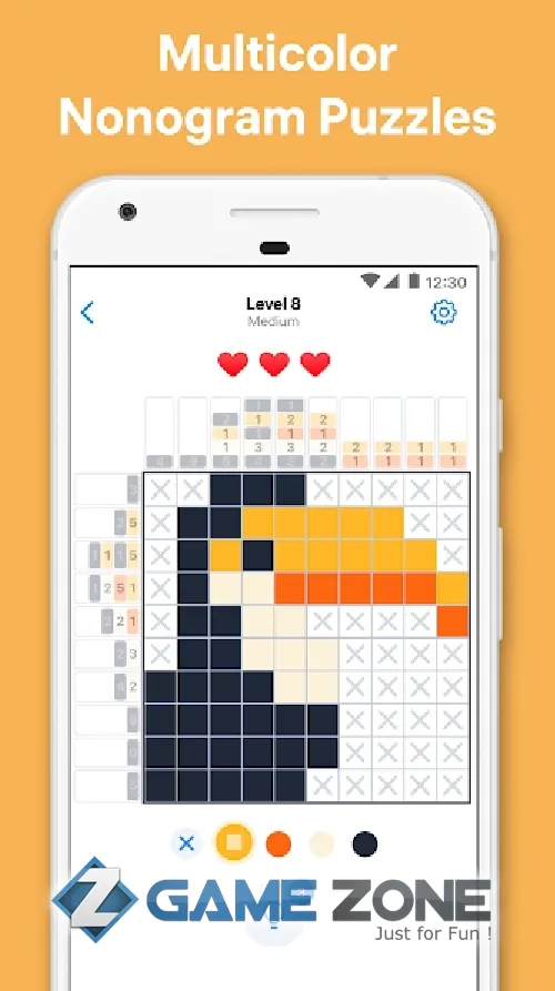 صورة من لعبة Nonogramcom Color Picture Cross Pixel Puzzle [много подсказок/Adfree]