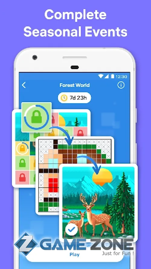 صورة من لعبة Nonogramcom Color Picture Cross Pixel Puzzle [много подсказок/Adfree]