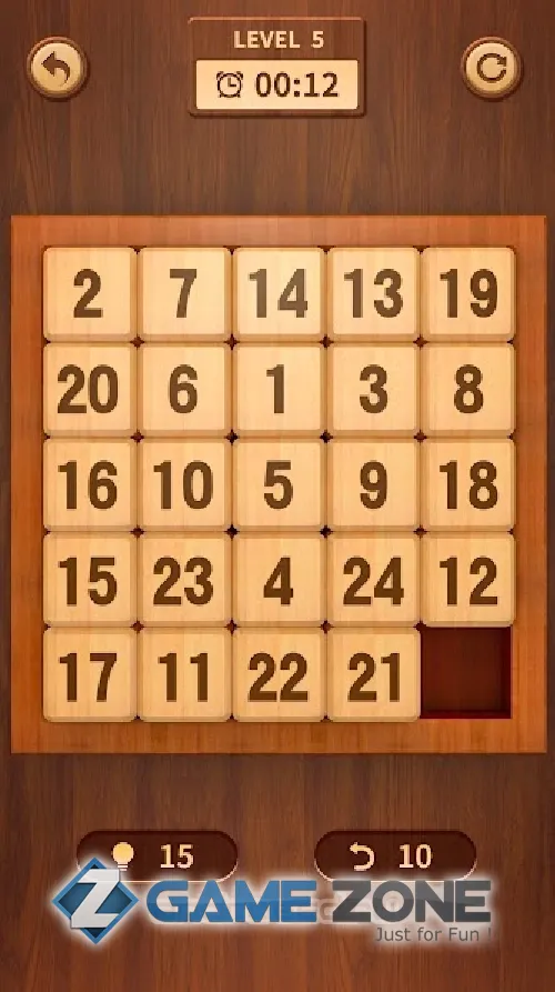 صورة من لعبة Numpuz Classic Number Games