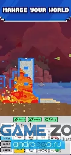 صورة من لعبة Oasis World Sandbox Simulator