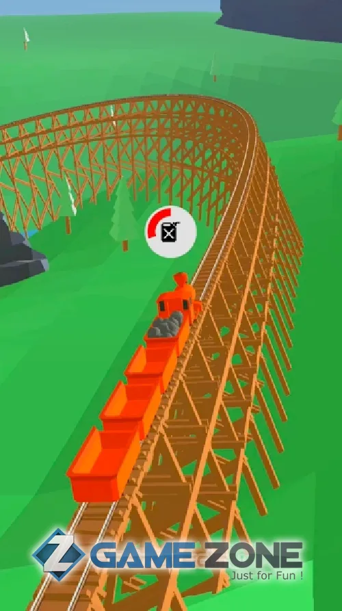 صورة من لعبة Off the Rails 3D