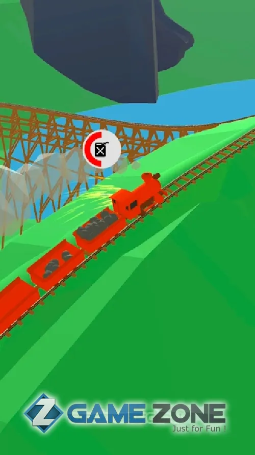 صورة من لعبة Off the Rails 3D