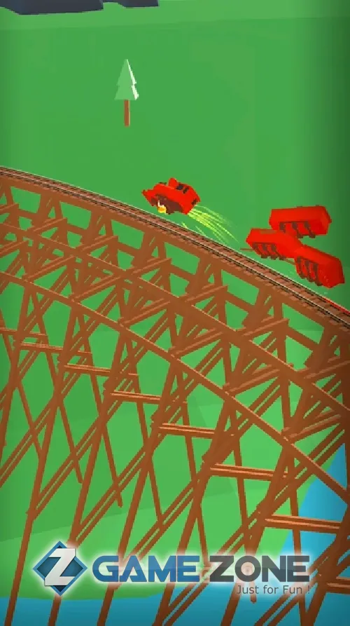 صورة من لعبة Off the Rails 3D