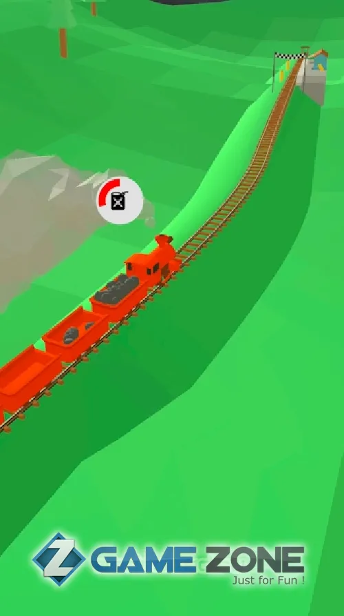 صورة من لعبة Off the Rails 3D
