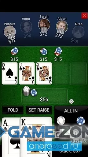 صورة من لعبة Offline Poker Texas Holdem [Mod Money/Free Shopping/Adfree]