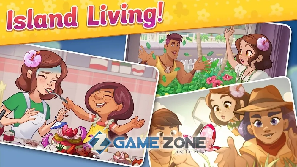 صورة من لعبة Ohana Island Blast flowers and build [Unlocked]