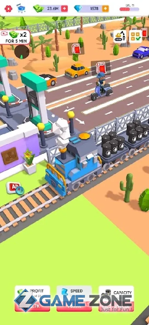 صورة من لعبة Oil Mining 3D Petrol Factory [Mod Diamonds]