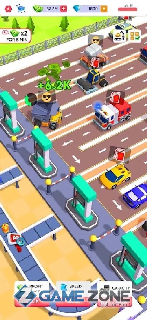 صورة من لعبة Oil Mining 3D Petrol Factory [Mod Diamonds]