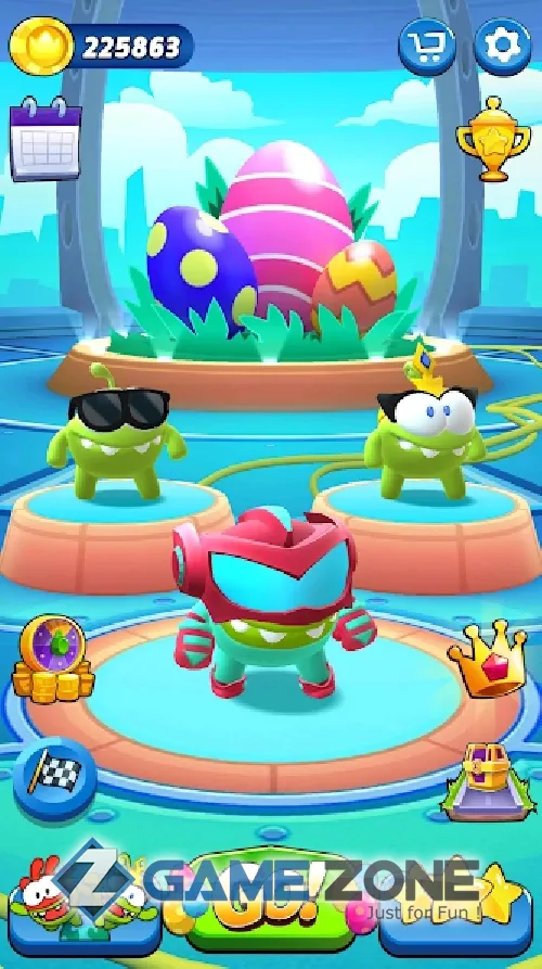 صورة من لعبة Om Nom Run [Mod Money/unlocked]