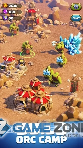 صورة من لعبة Orecraft: Orc Mining Camp [No Ads]