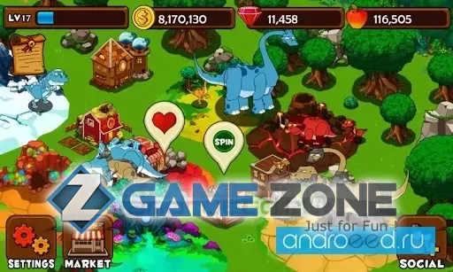صورة من لعبة Dino Island