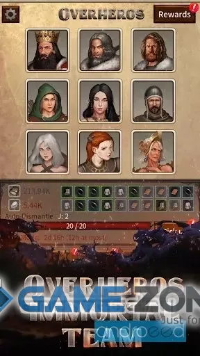 صورة من لعبة Over Heroes