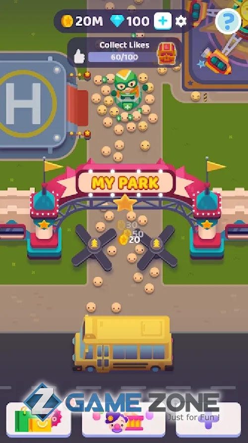 صورة من لعبة Overcrowded Tycoon [Mod Money]
