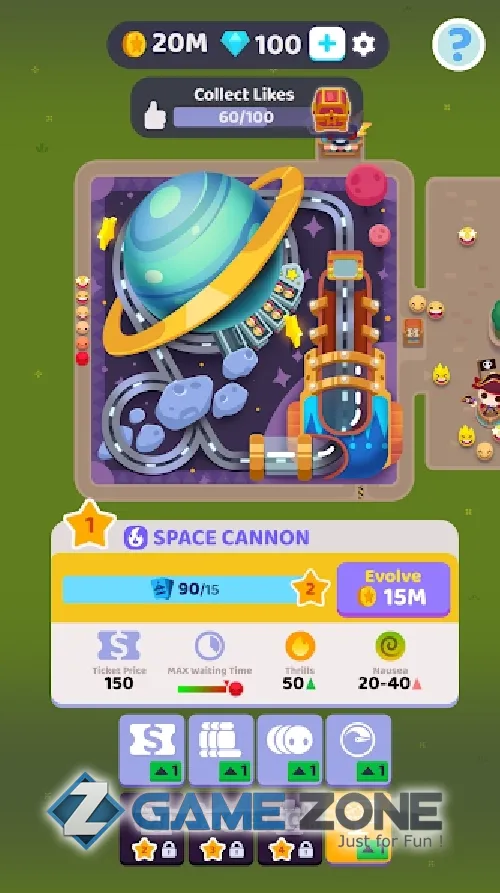صورة من لعبة Overcrowded Tycoon [Mod Money]