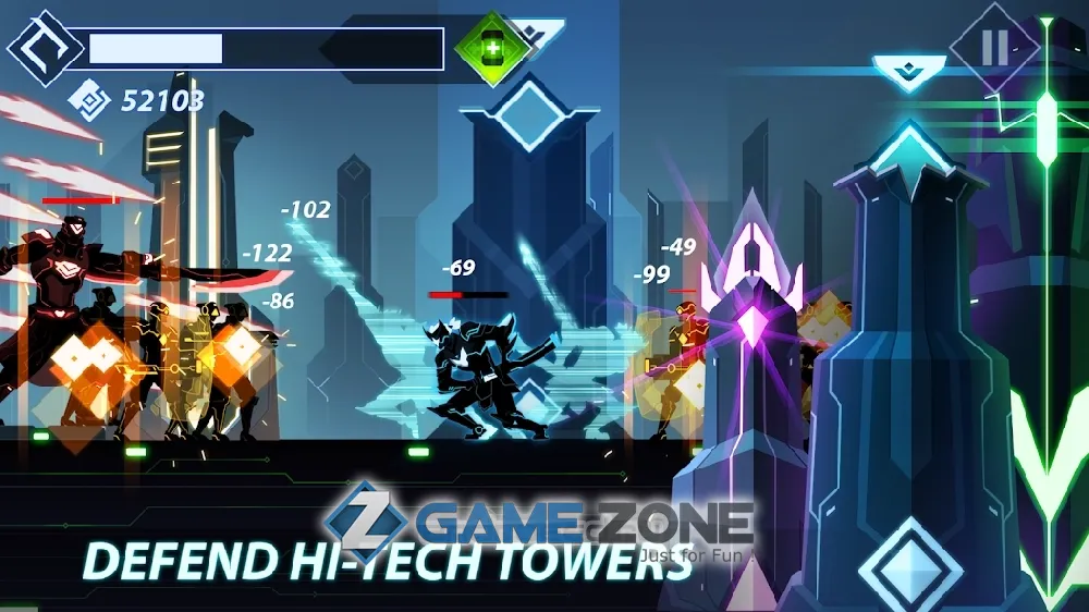 صورة من لعبة Overdrive - Ninja Shadow Revenge [Много денег]