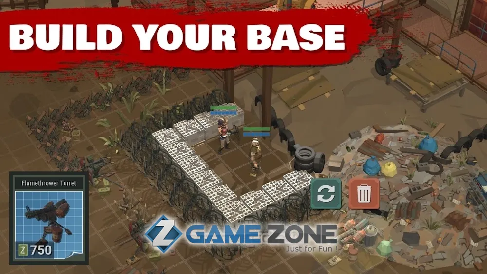 صورة من لعبة Overrun Zombie Horde Survival [Free Shopping]