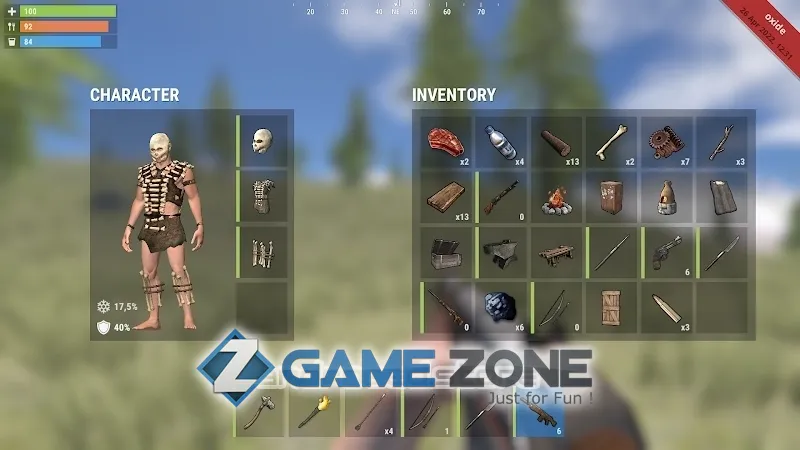 صورة من لعبة Oxide Survival Island