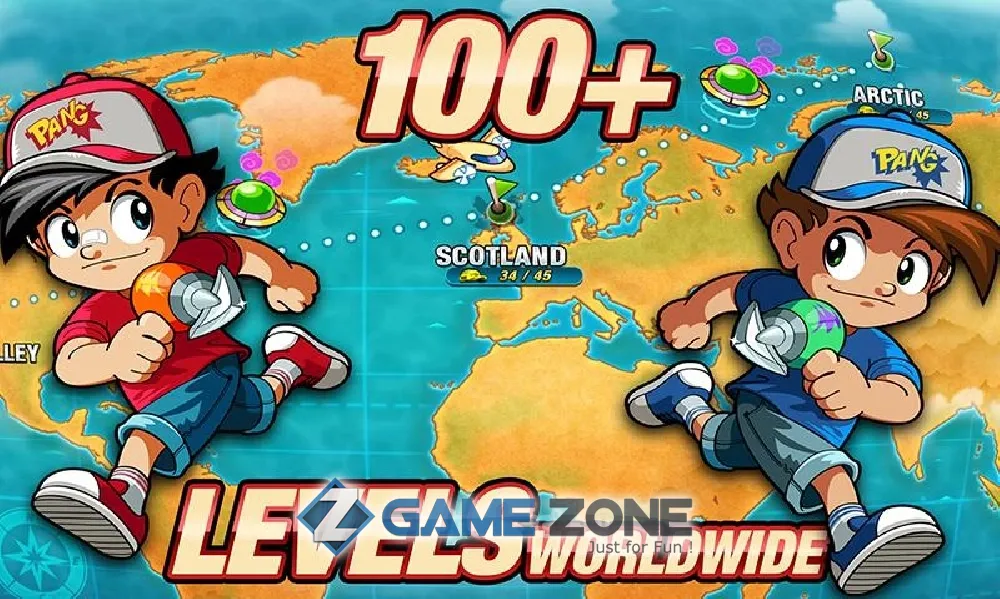 صورة من لعبة Pang Adventures [Unlocked]