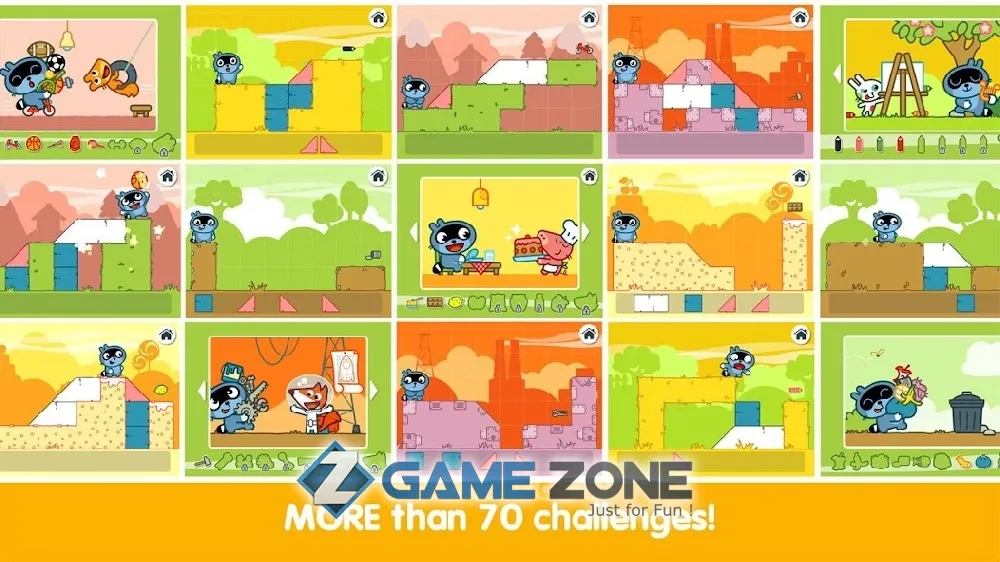 صورة من لعبة Pango Blocks