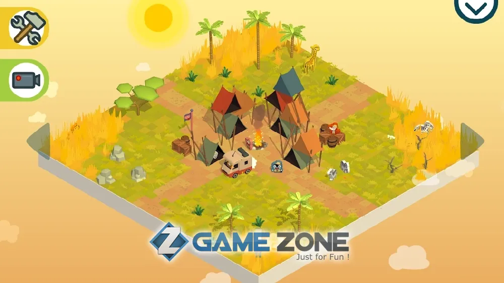 صورة من لعبة Pango Build Safari