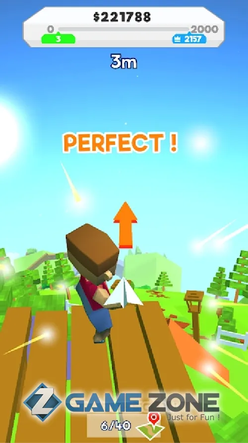 صورة من لعبة Paper Plane Planet